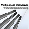 Word/Cross Screwdrivers Neon Bulb Indicator Meter Electric Pen Insulated Electrician Highlight Pocket Digital Voltage Tester Pen 4