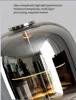 Modern Light Luxury Italian Simple   Bedside Lamp Glass Master Bedroom Bedside Lamp Designer Decorated High-Class LED Light 5