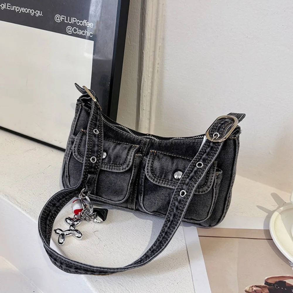Fashion Handbag Retro Denim Bag Underarm Bag Crossbody Bag Spicy Girl  Y2K Cloth bolsas Shopping Сумка 2026 Purses and Handbags