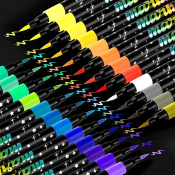 Glitter Brush Markers 1