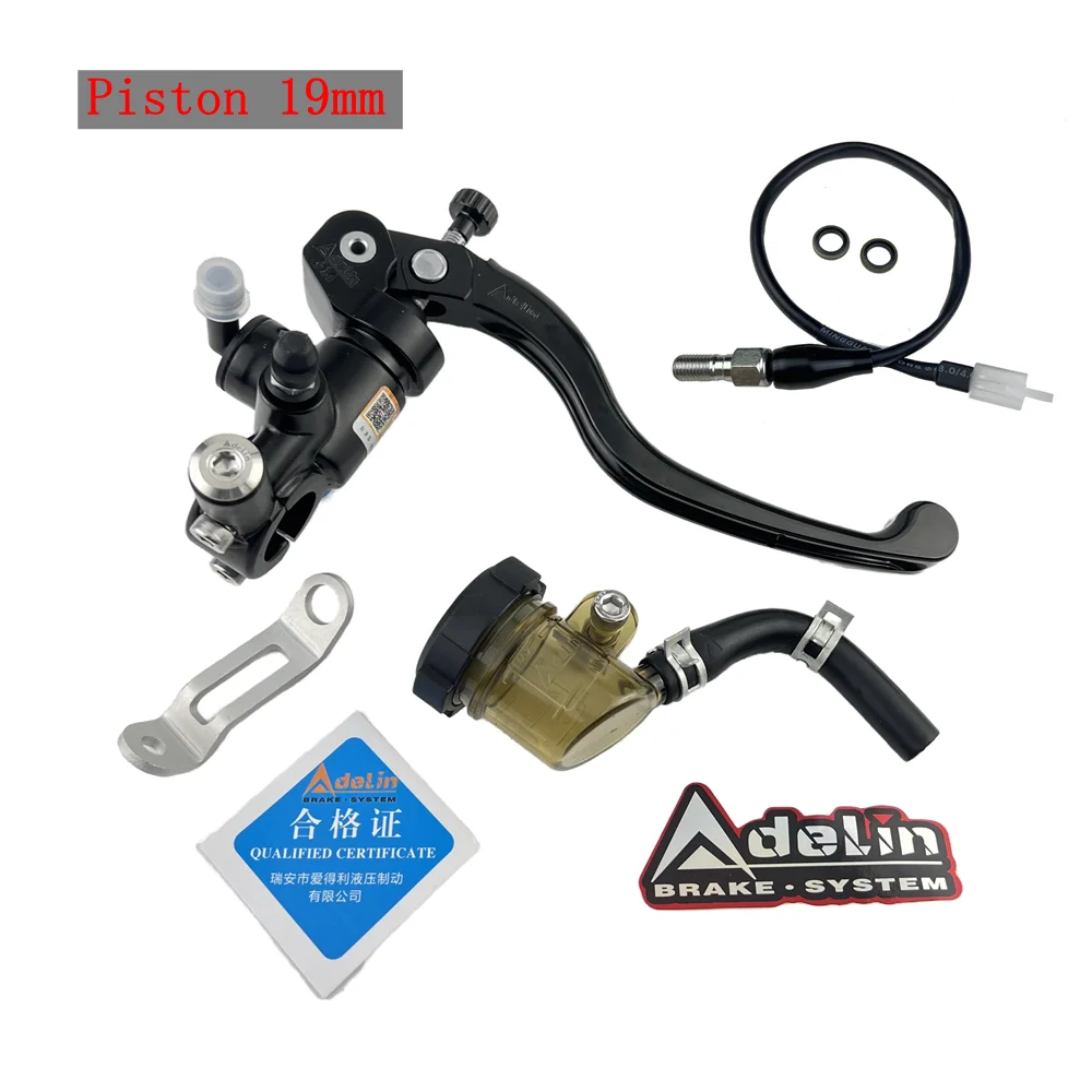 Adelin 19mm Motorcycle Brake Clutch Master Cylinder Hydraulic Pump