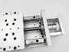 ZBX150 200mm CNC Linear Stage Motion Actuator X/Y/Z Axis Cross Sliding Table Double Linear Slide Rail Guide 1605 Ballscrew 2