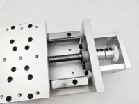 ZBX150 200mm CNC Linear Stage Motion Actuator X/Y/Z Axis Cross Sliding Table Double Linear Slide Rail Guide 1605 Ballscrew 2
