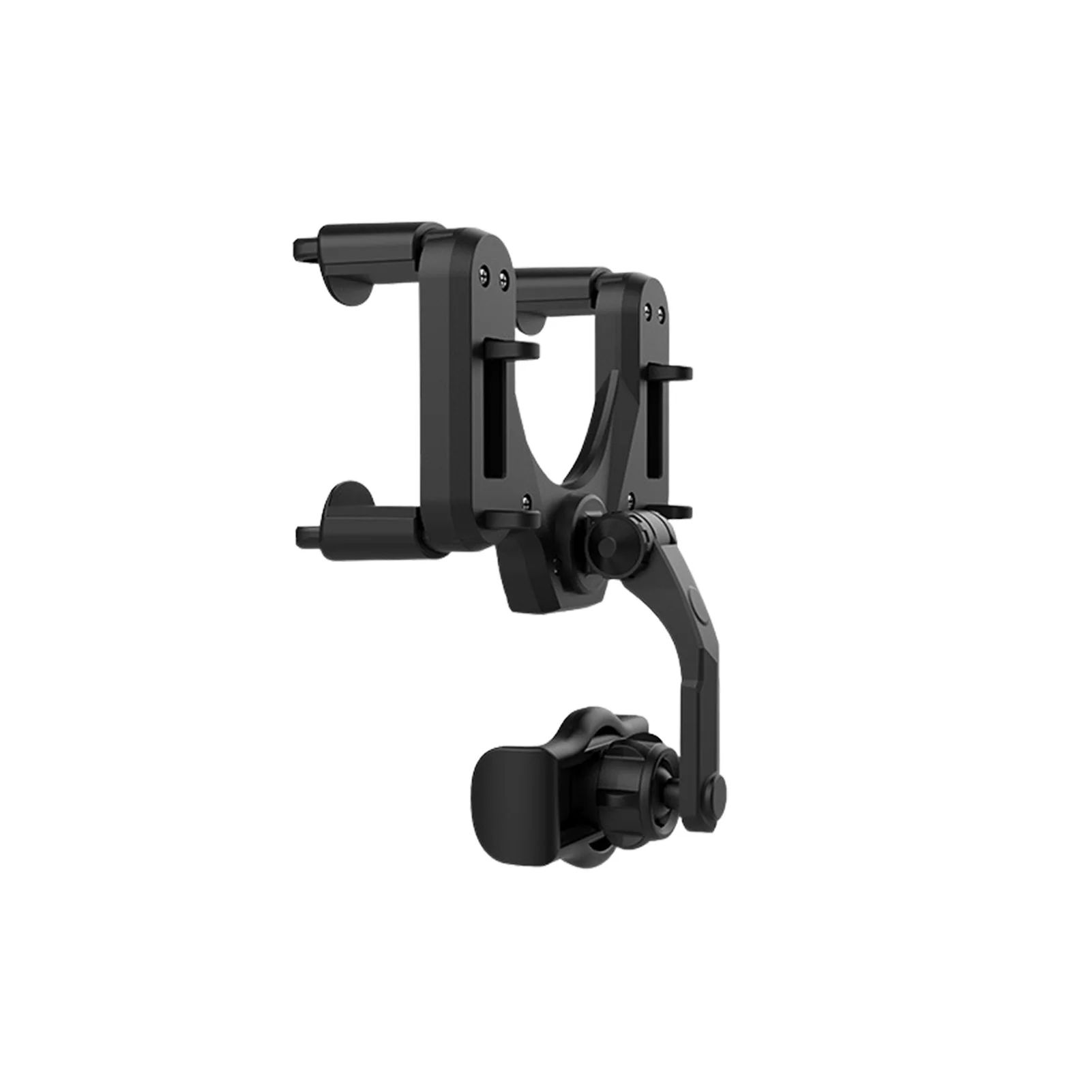 

Держатель для телефона на зеркало заднего вида, вращающийся на 360 градусов и Выдвижной Автомобильный держатель для телефона, кронштейн для автомобильного зеркала заднего вида, универсальный дизайн с 4 зажимами