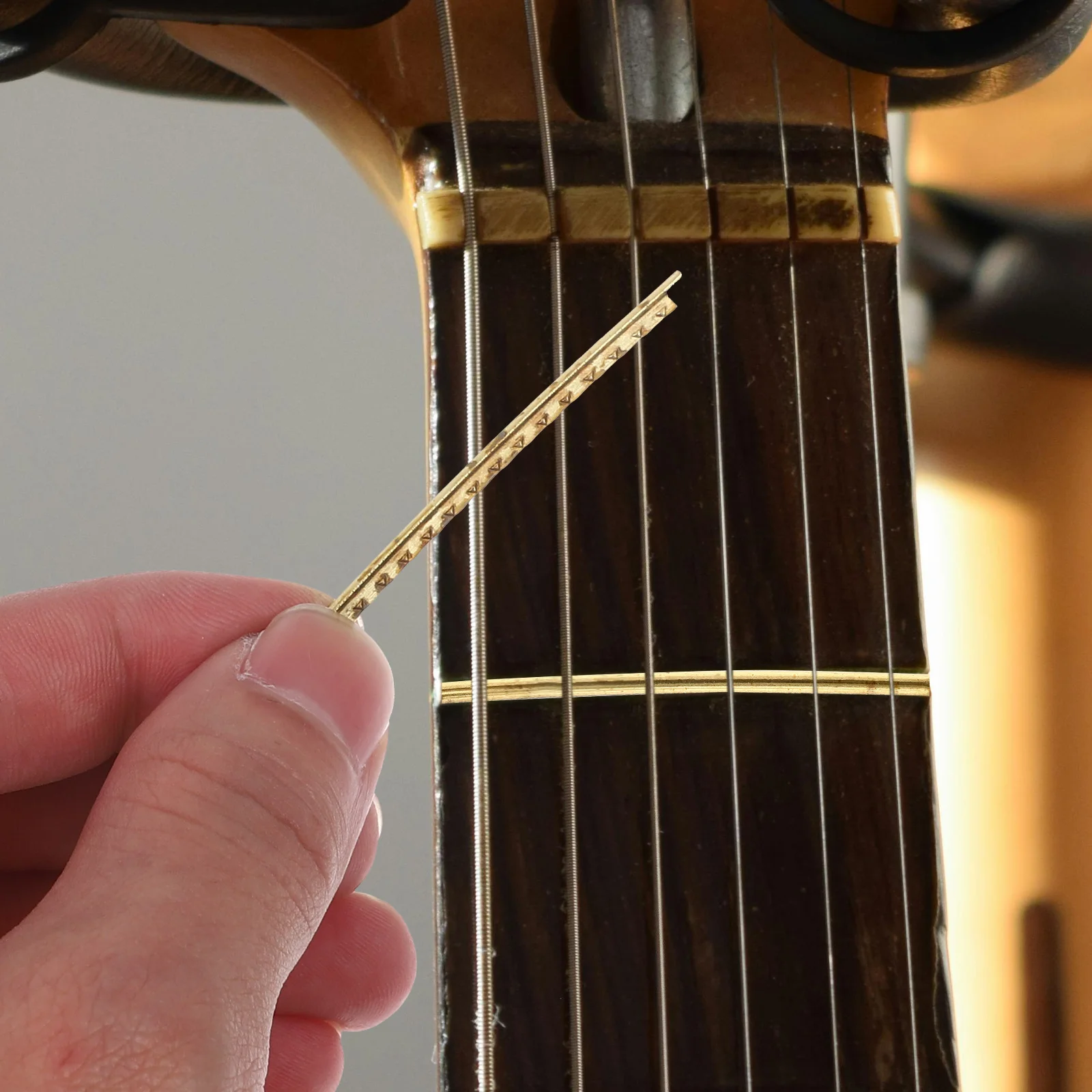 

20 Pcs Guitar Fret Line Acoustic Electric Fretboard Accessories Replace Wires Supplies for Replacement Brass Frets Home