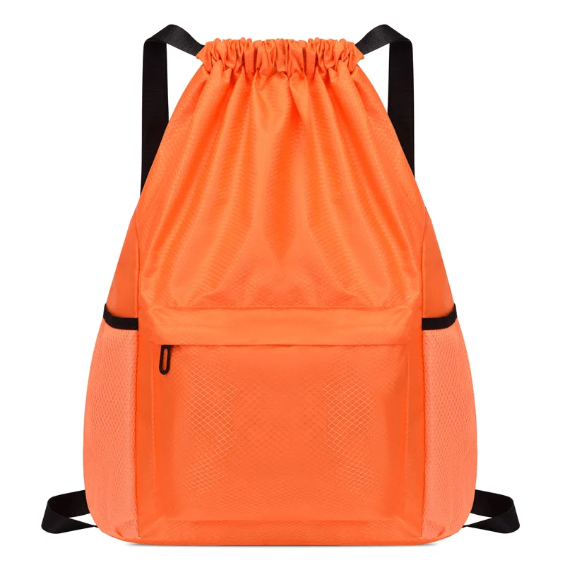 2023 HOT Drawstring Backpack Fashion School Gym Drawstring Bag Casual String Knapsack School Back Pack For Teenager Women Men view 6