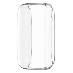 Premium Plating Case with Full Coverage Screen Protector - Soft TPU Frame Bumper (Transparent)