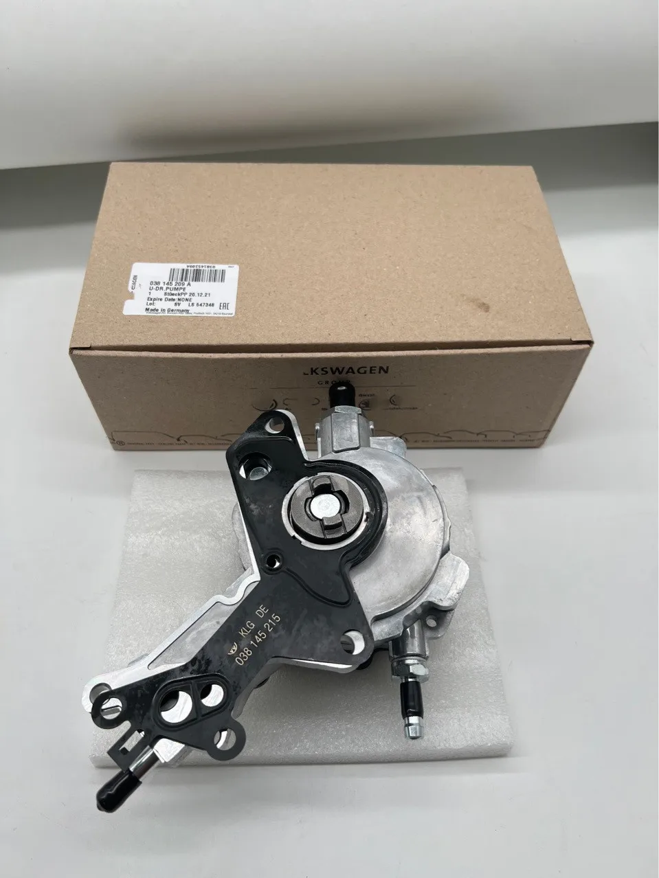 1 Set Nuovo 038145209 Per Vw Audi Seat Skoda 1.9 Pd Pompa Per Vuoto Carburante Tandem Genuine Lu K 038145209A