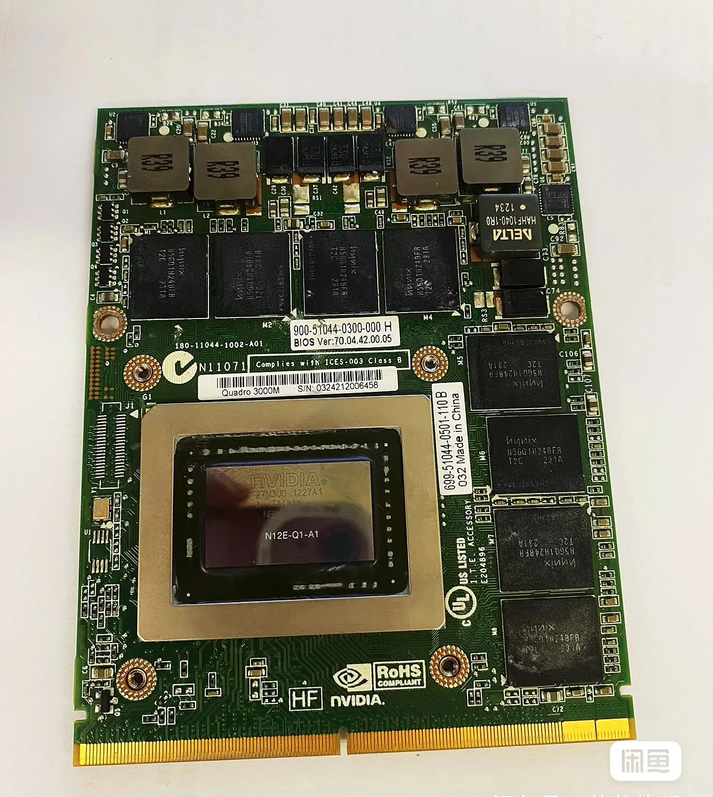 Quadro 3000M Q3000M Q4000M VGA GPU Grafikkarte für Dell Presisi