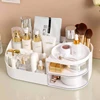 Large Capacity Plastic Cosmetic Storage Box Makeup Drawer Organizer Jewelry Nail Polish Desktop Sundries Pen Holder Container 3