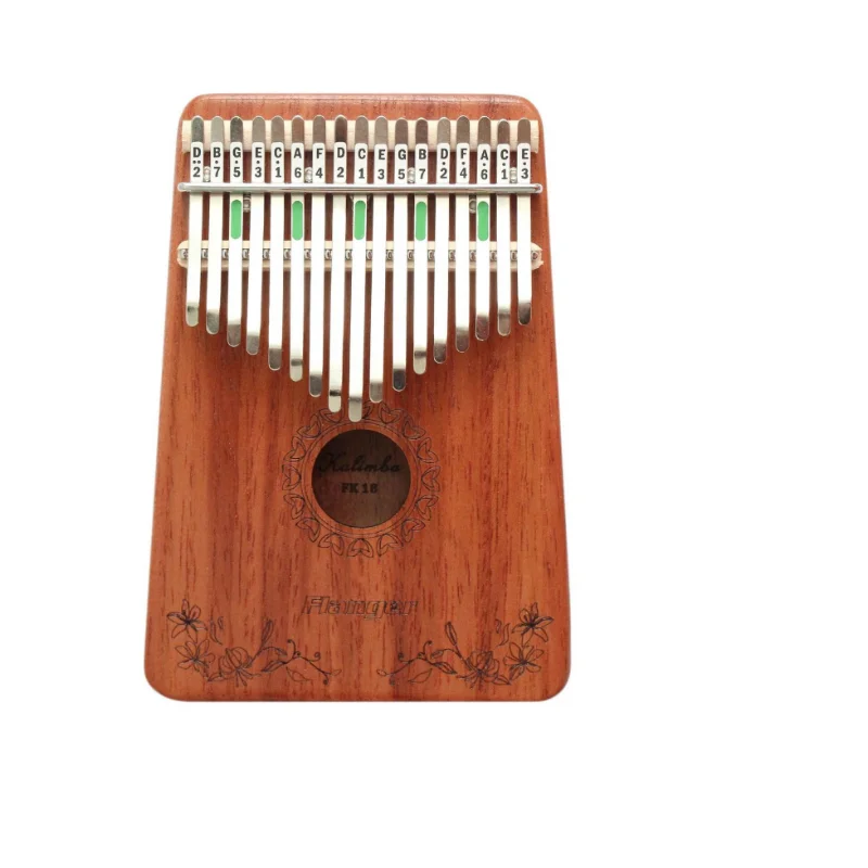 17 Key Perfect Gauntlets Piano Mahogany Kalimba Musical Thumb Musical Accessory Wood Acoustic Beginner Piano Instrument