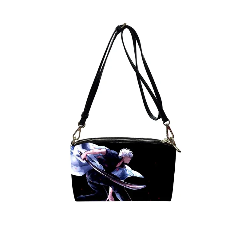 GINTAMA japan anime funny PU Crossbody Bag 2023 New Women's Fashion Shoulder Bag Minimalist Small Square Bag for Women