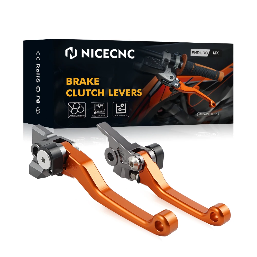 Motorcycle Brake Lever Motocross Clutch Lever Kit Brake Clutch Lever For KTM EXC 300 250 EXCF 350 SXF 450 500 SX XC XCF XCW 2014-Husqvarna TE 300 FE 250 GasGas MC450F Sherco