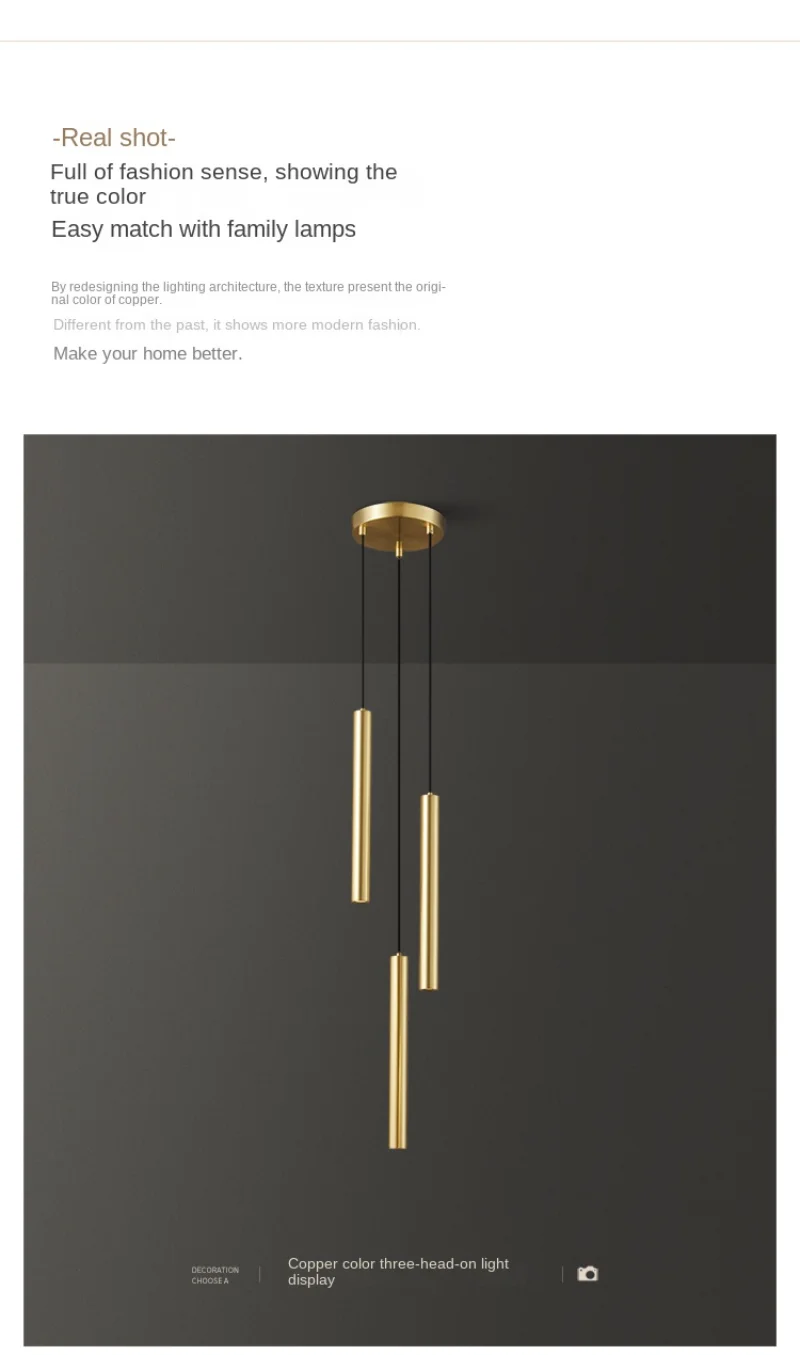 Pendant lamp in study
