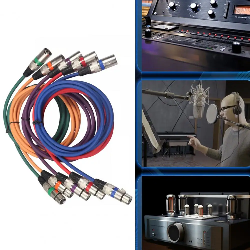 

Адаптер для аудиокабеля легкий 3Pin XLR штекер-гнездо экранированный кабель AUX Профессиональный портативный аудиокабель для микрофона