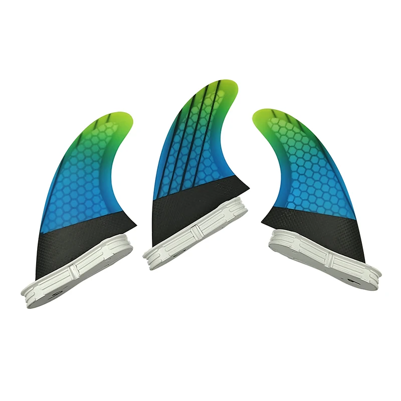 UPSURF FCS 2 Fins M/L Surfboard Fin Honeycomb Carbon Fibreglass Fin For Sup Gradient Quilhas Surf Double Tabs 2 Surfing Fins