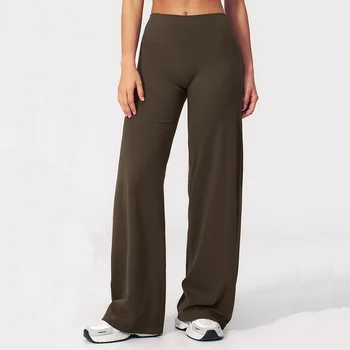 Yoga Pants Women's High Waist Bell-bottoms Fitness Workout Flared pants Female Runing Bell-Bottomed Pants Gym Flared Trousers 1