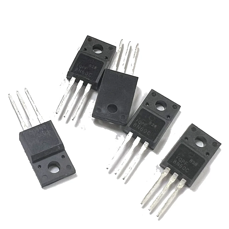 5pcs FQPF8N60C 8N60C 8N60 600V 8A MOSFET N 채널 트랜지스터 TO-220F 새로운 원본