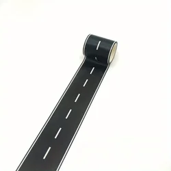 Reusable Cartoon Road Track Stickers with Glitter Finish (1pc)