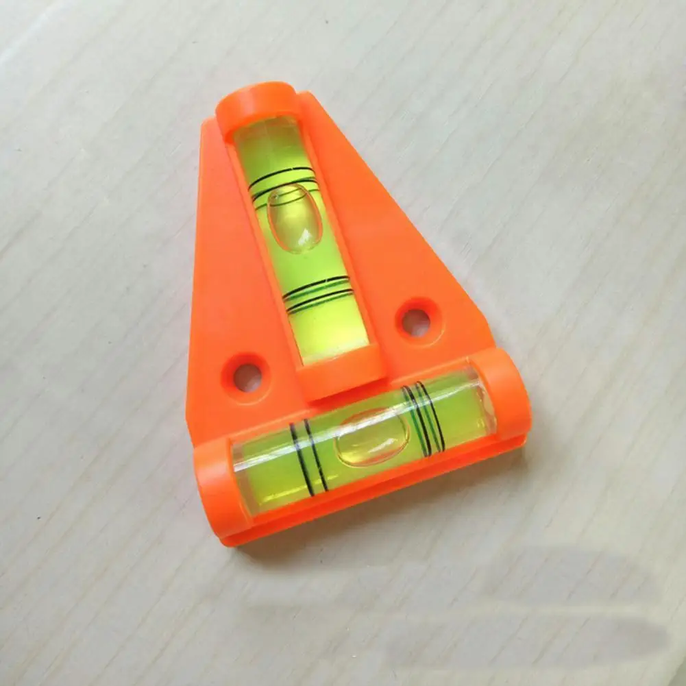 1pc Mini T Type Spirit Level Measurement Instrument Plastic T-type Triangular Bubble Shell Tools Measuring L1P2 | Автомобили и
