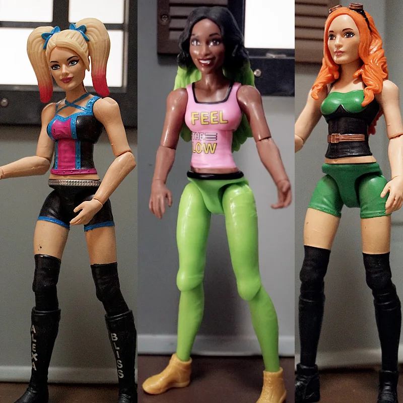 6 Pollici Femmina Wwe Aew Action Figure Wrestling Championship Display Collection Figure Toy