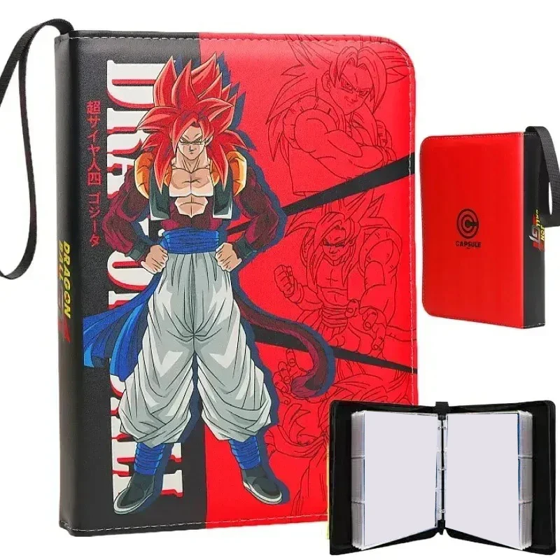 400pcs/900pcs Anime Dragon Ball Card Album Book Collection Card Storage Folder Hold Vegeta Iv Game Cards Binder Holder Kids Gift