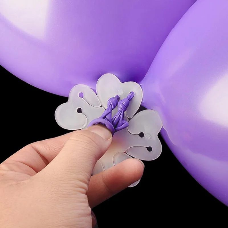 1000 Teile/los Latex Ballon Pflaumenblüte Clip Halter Ballons Zubehör Geburtstag Party Festival Hochzeit Dekoration Luftballons Klemme – Detail 8