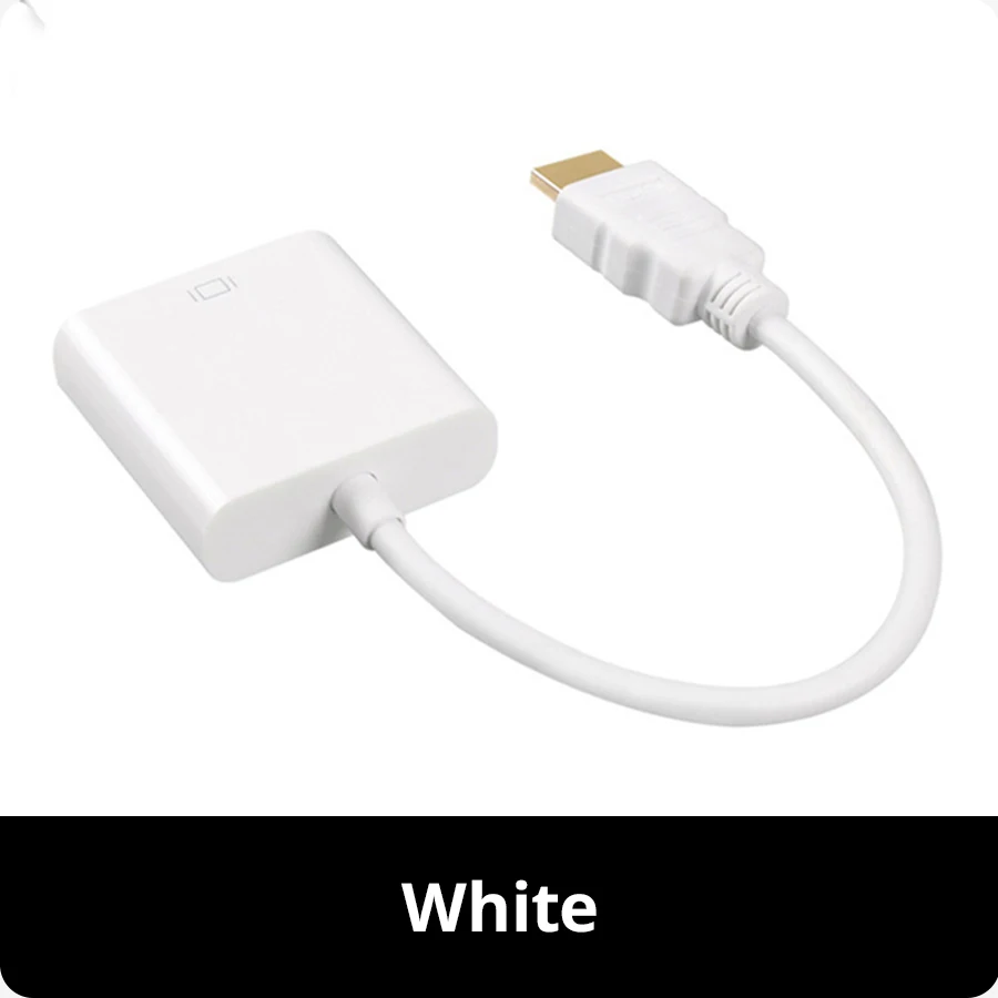 HDMI TO VGA white