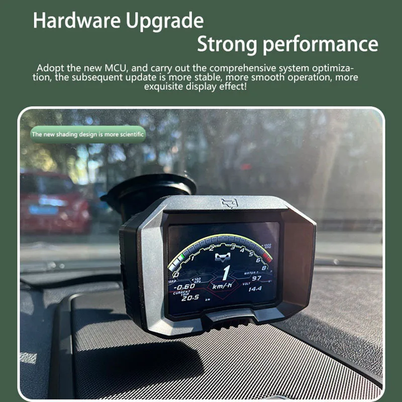 F9 OBD2 Car HUD Head-up Display Speed / Water Temperature / Voltage Display