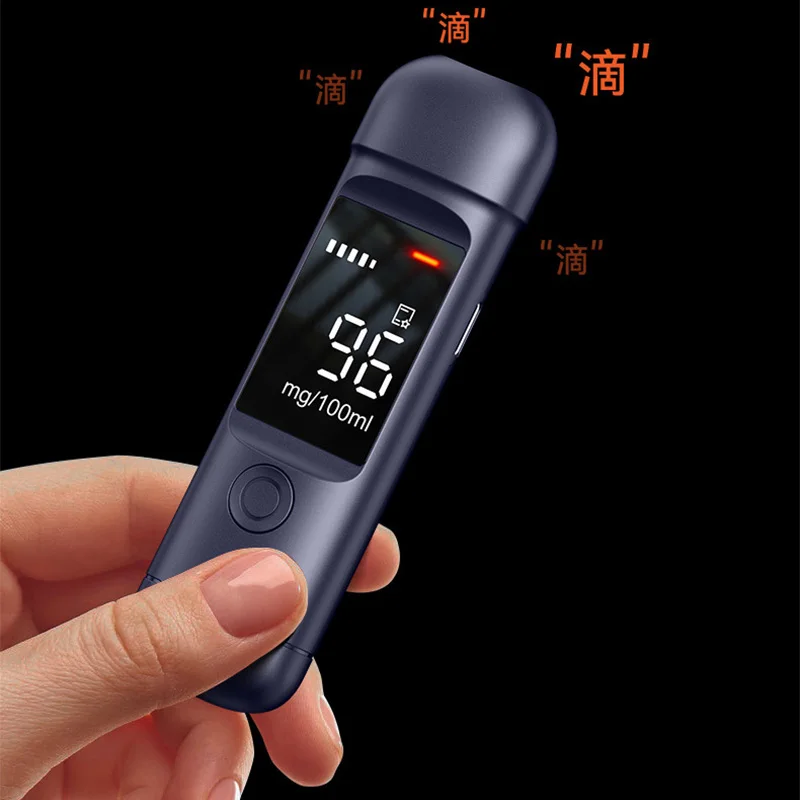 Rechargeable Alcotester Breath Alcohol Tester Breathalyzer Alcoholmeter Non-contact Measuring Drunk Tester alcohol tester,breath alcohol tester