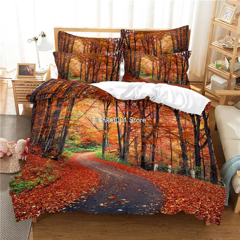 

Snow Tree Bedding Set Duvet Cover Set 3d Bedding Digital Printing Bed Linen Queen Size Bedding Set Fashion Design