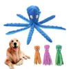 Dog Toy Bite Resistant Plush Safe Octopus Puppy Toy for Home 1