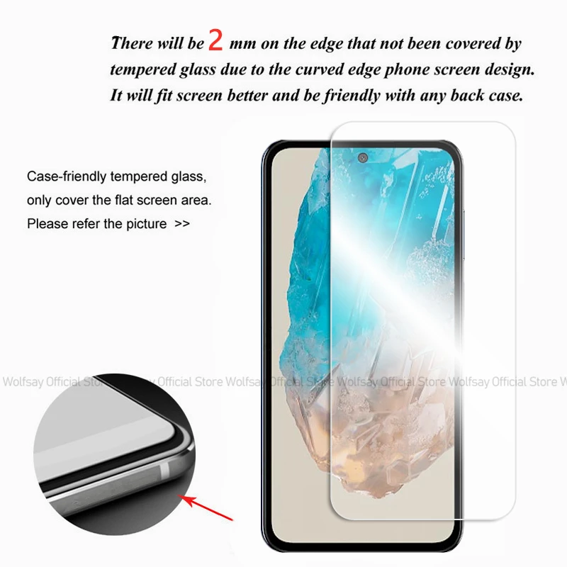 Premium Tempered Glass Screen Protector (2/4-Pack) with Full Adhesive Coverage