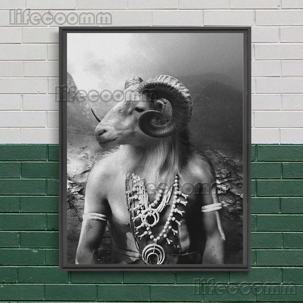 Animali antropomorfi, arte fotografica astratta, stampa poster, foto vintage vittoriana, arte da parete, pittura su tela, decorazione domestica - immagine 3