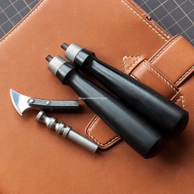 Leather Fan Head Pressing Edge Tool 1.0-2.5mm DIY Leather Goods watch Band wallet Welt Decorative Line Engraving Leathercraft
