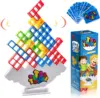 New 3D Tetris Tower Balancing Stacking Toys, Board Games for Kids,Puzzle Board Assembly Brick Educational, Parties, Travel Toys 2