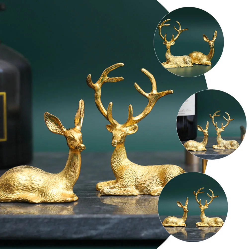 

Ornament Coffee Table Decor Gifts Home Decor Raindeer Decor Table Decorations For Living Room for Porch Decoration