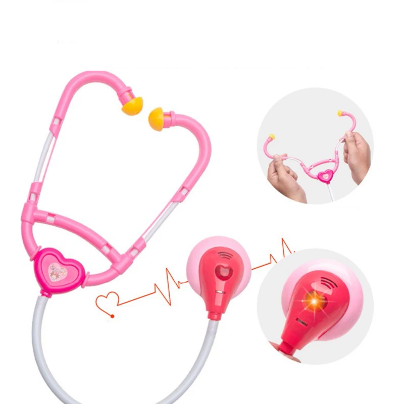 Doctor Set for Kids Pretend Play Girls Role-playing Games Hospital Accessorie Medical Kit Nurse Tools Bag Toys for Children Gift doctor play set doctor toys kit doctor nurse toys