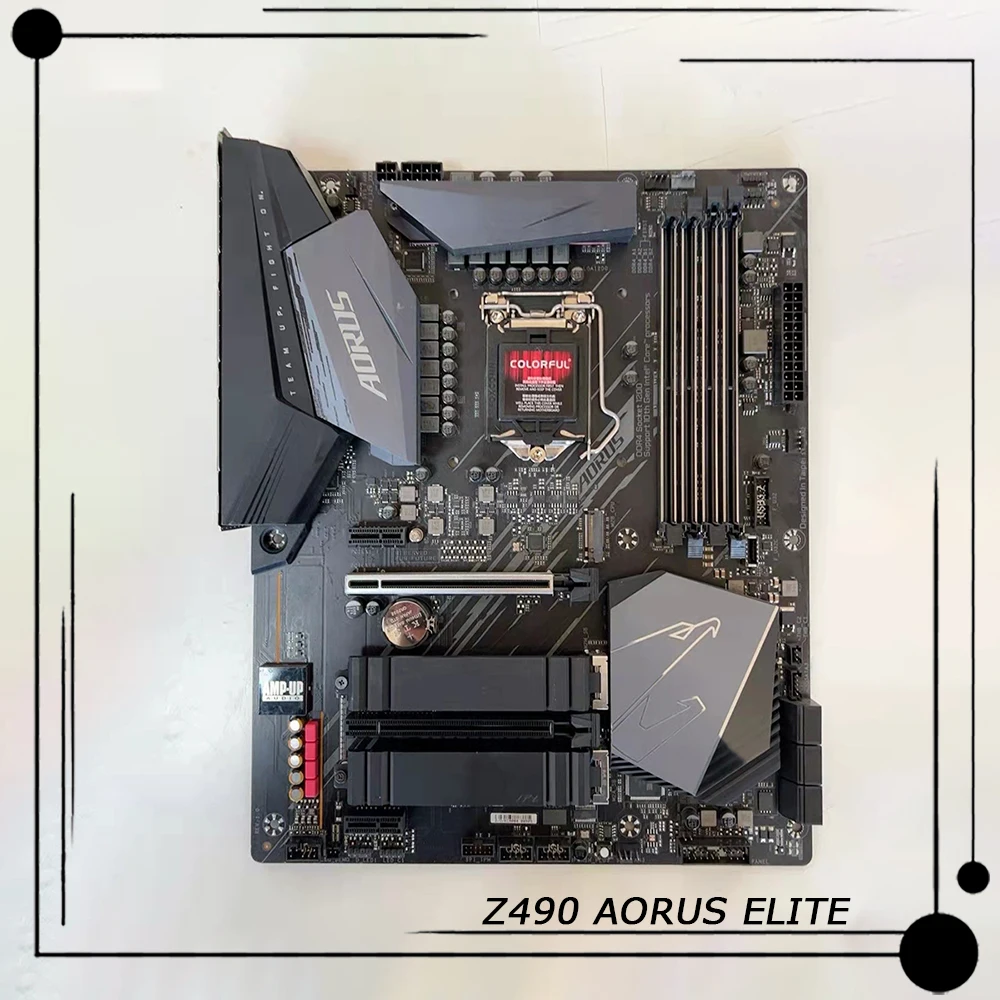 Per Gigabyte Z490 Lga 1200 Ddr4 Pci-E 4.0 128Gb Atx Scheda Madre Desktop Z490 Aorus Elite