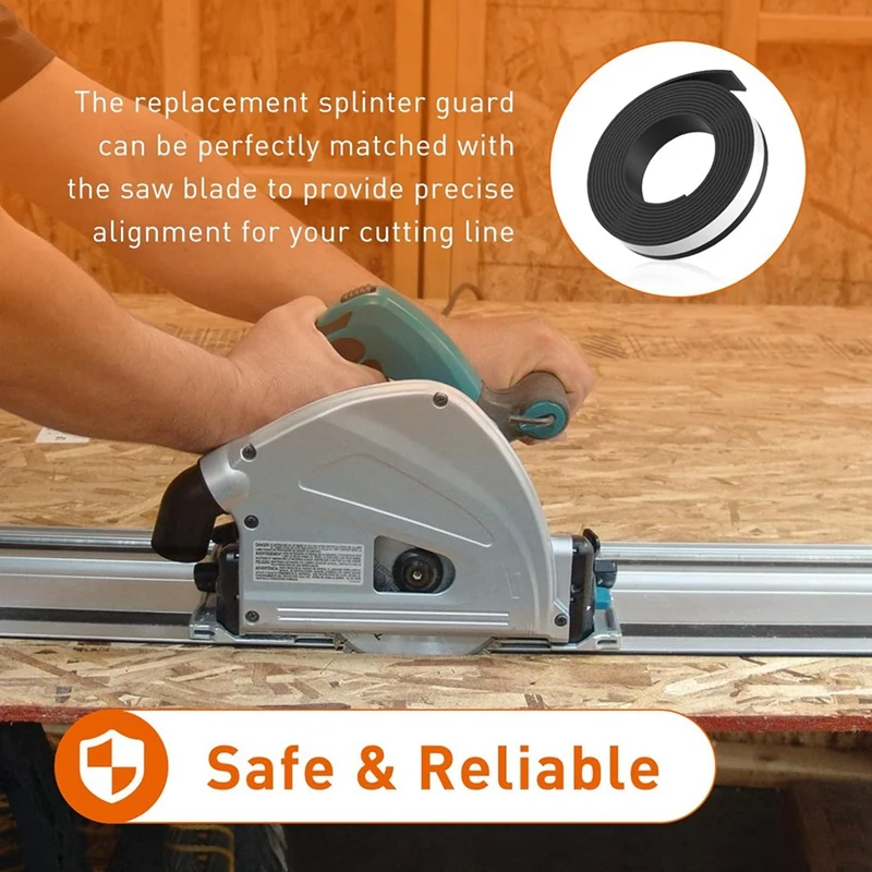 AA51-Roll Guide Rail Splinter Guard Track Saw Guide Rails 423360-7&194419-4&495209 118In For SP6000/For /For Festo