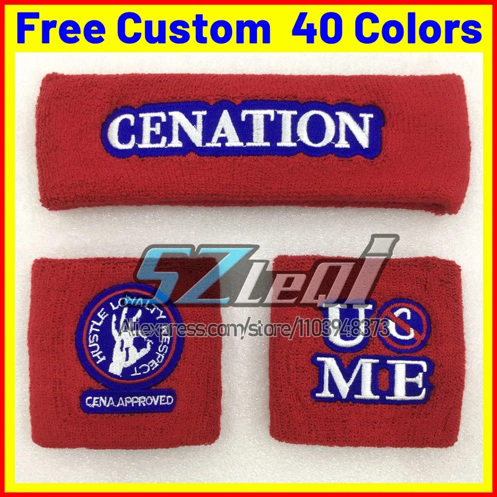 Cotton Unisex Sports Sweatband For JOHN CENA Wristband Gym Running Safety Wrist Support Brace Wrap Bandage Wrist Protector