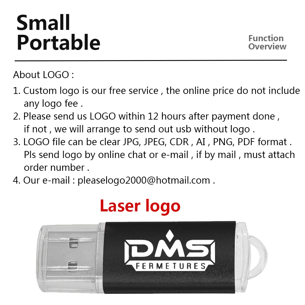 20 개/몫 무료 로고 USB 2.0 플래시 드라이브 펜 드라이브 4GB 8GB 16GB 32GB 64GB Pendrive 방수 금속 U 디스크 메모리 스틱 Cle USB