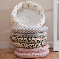 Inflatable Swimming Pool Indoor Outdoor PVC Cartoon Pattern Thickening Design Kids Children Swimming Pool Home Use Bath Pool 2