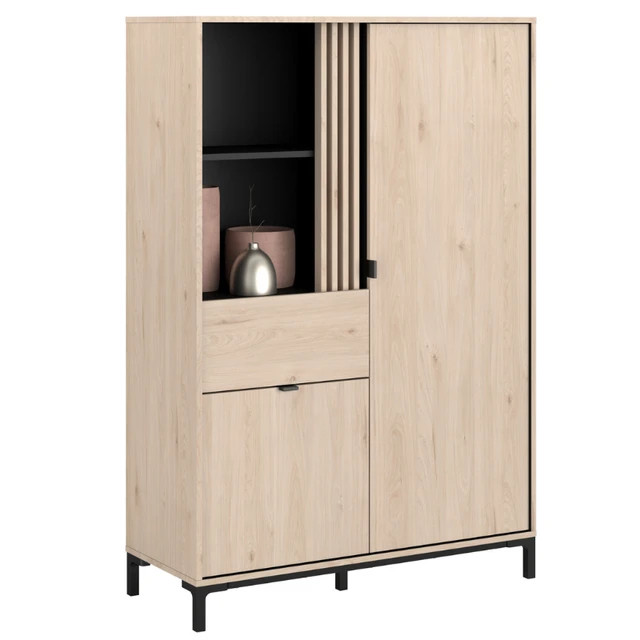 MyosHome - Mueble Aparador Comoda en Roble y Blanco 80 x 94 x 34 cm Marte -  Mueble Recibidor, Aparadores para Salon, Aparador Entrada Recibidor. :  : Hogar y cocina