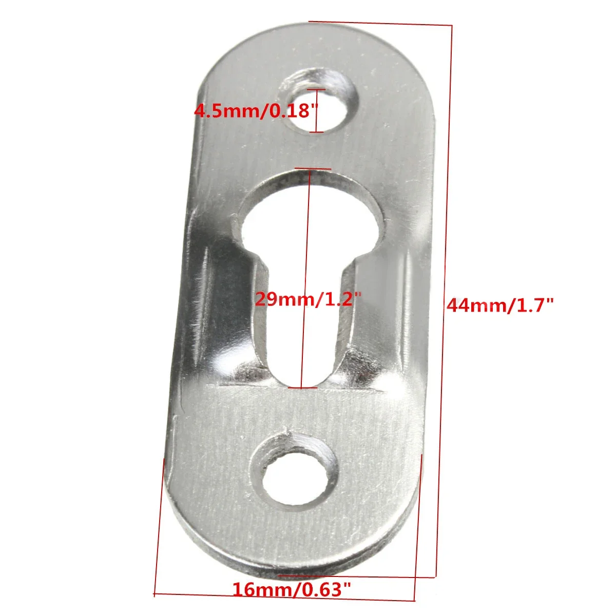 10/20Pcs 44mm x 16mm Picture Hanger Metal Keyhole Hanger Fasteners For Picture Photo Frame Furnniture Cabinet