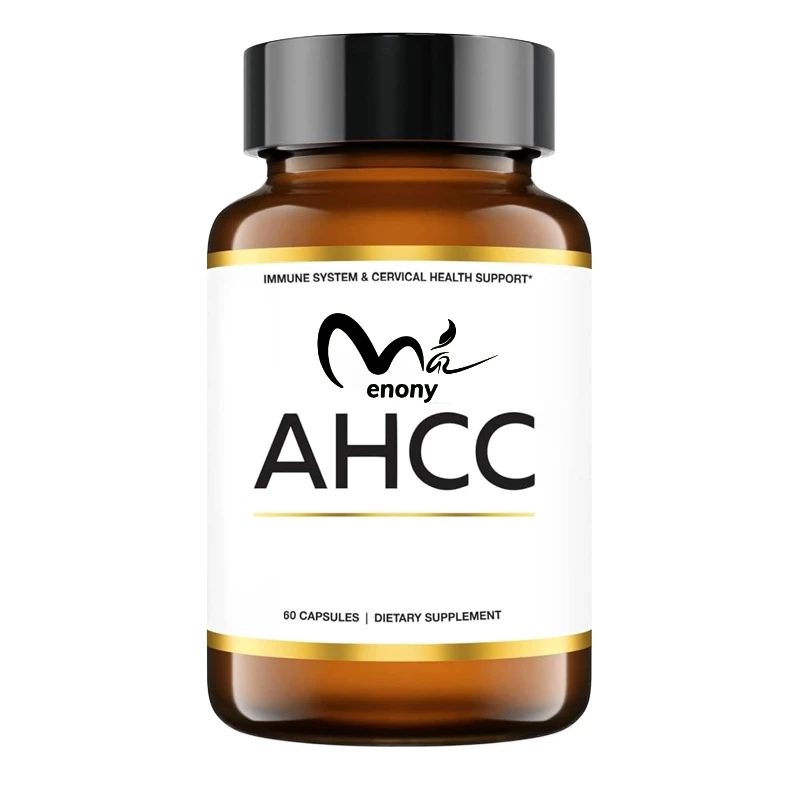 Shiitake Mushroom Supplement 1100mg 60 Vegetarian Capsules AHCC Active Compound for Men Women mushroom complex capsules