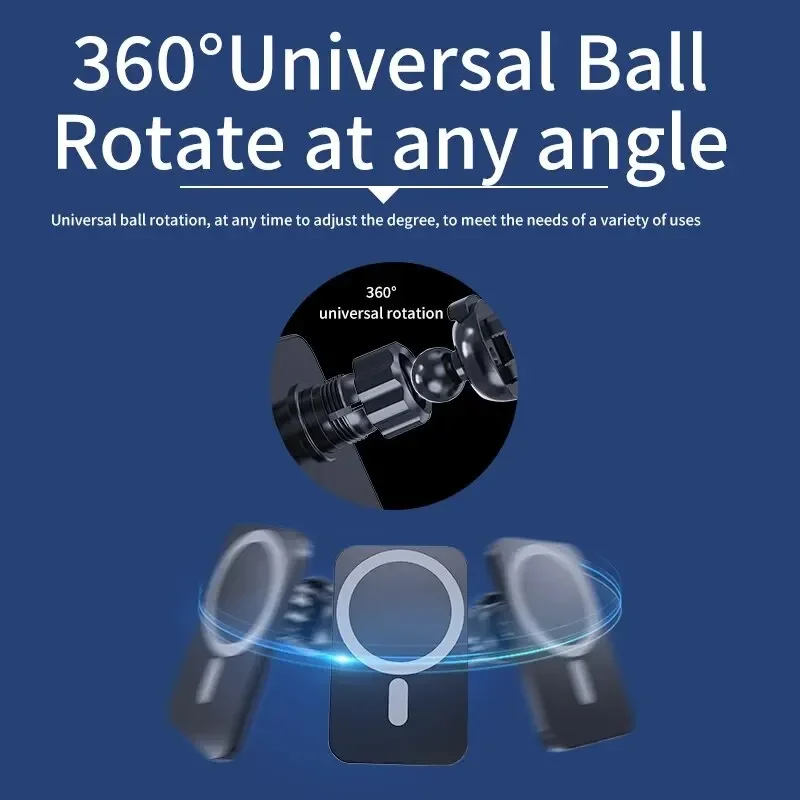 30W Magnetic Car Charger, Magsafe for IPhone 17/16/ 15/14/13/12 Pro Max Mini, Fast Charging Holder Mount AONEZ