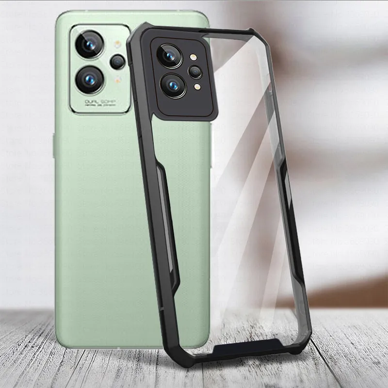 Чехлы для Realme GT2 Pro прозрачный акриловый чехол с рисунком шин для Realmi GT2 GT 2 Pro GT2Pro 6,7 дюйма защита для камеры противоударные чехлы