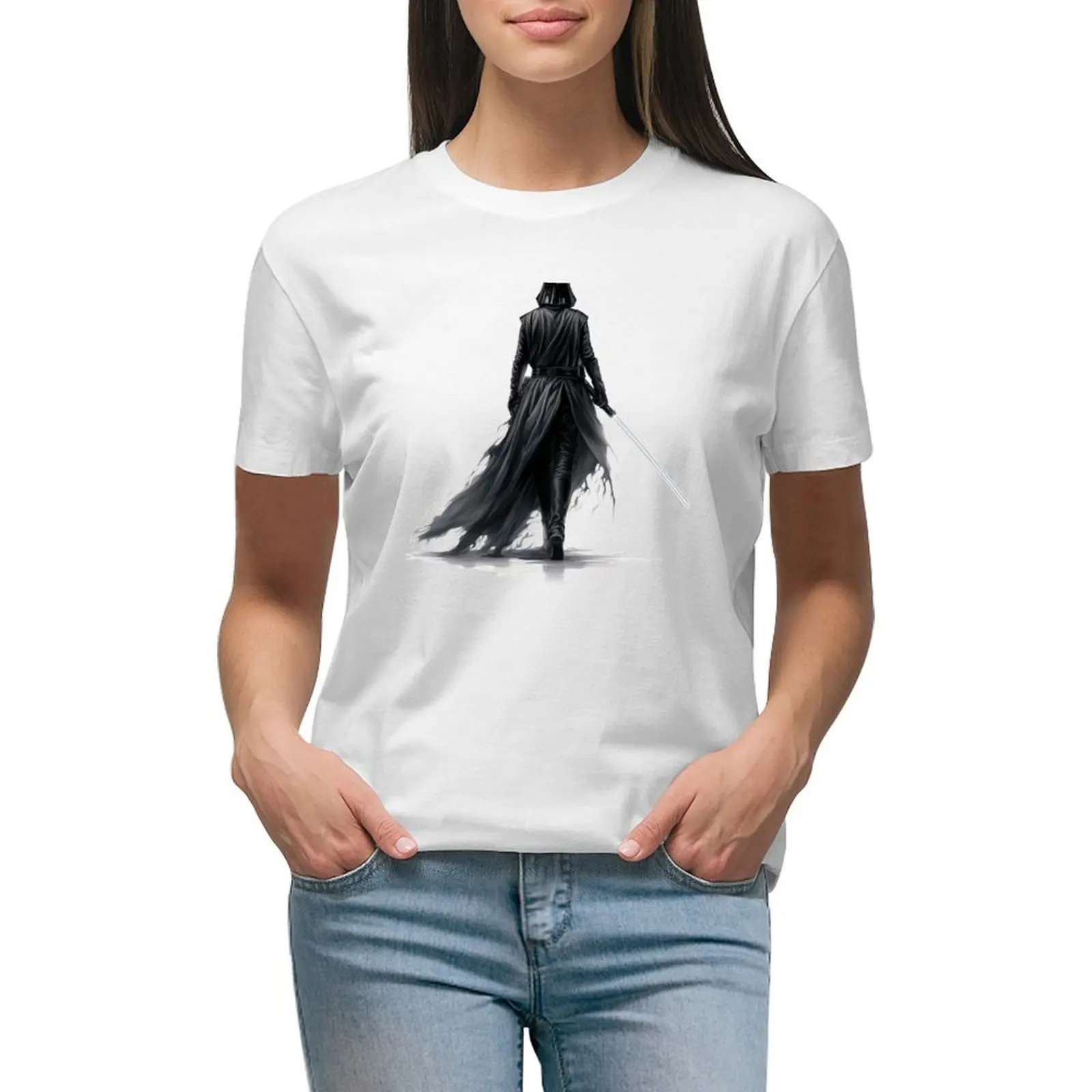 

Lord Vader Girl T-shirt plus size tops aesthetic clothes Women's tops