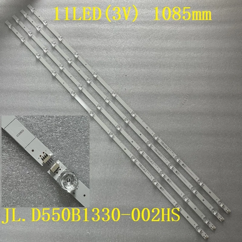 Tiras de Luz de Fundo Led 11led para Lb-c550y1955-uhg Lb-c550u17-e5k-h-g71-jf2 Jl.d550b1330002hs-m_v01